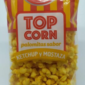 Palomitas sabor ketchup y mostaza