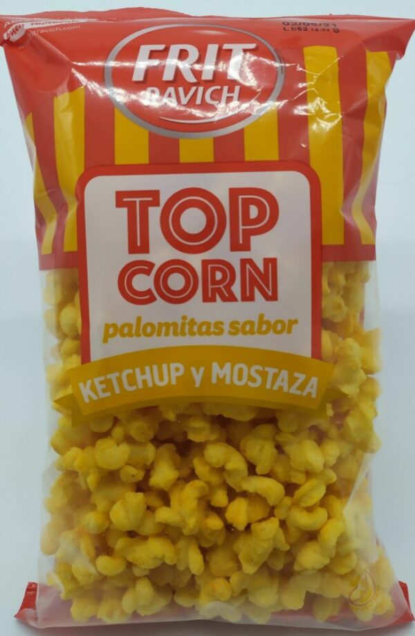 Palomitas sabor ketchup y mostaza