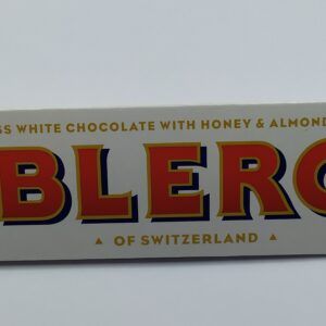 Toblerone chocolate blanco 1 unidad