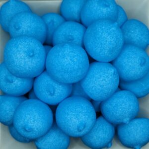 Bolas azules espumas dulces 10 unidades