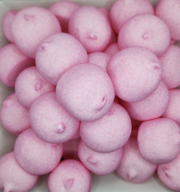 Bolas rosas espumas dulces 10 unidades