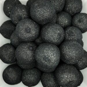 Bolas negras espumas dulces 10 unidades