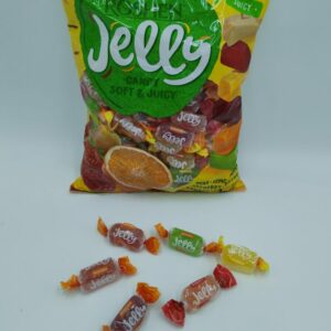 Jelly caramelo gelatina sabor frutas