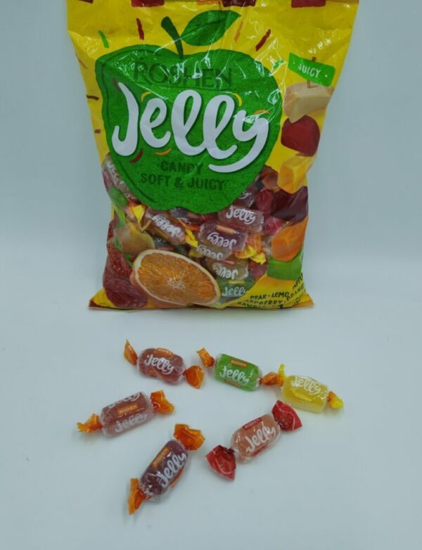 Jelly caramelo gelatina sabor frutas
