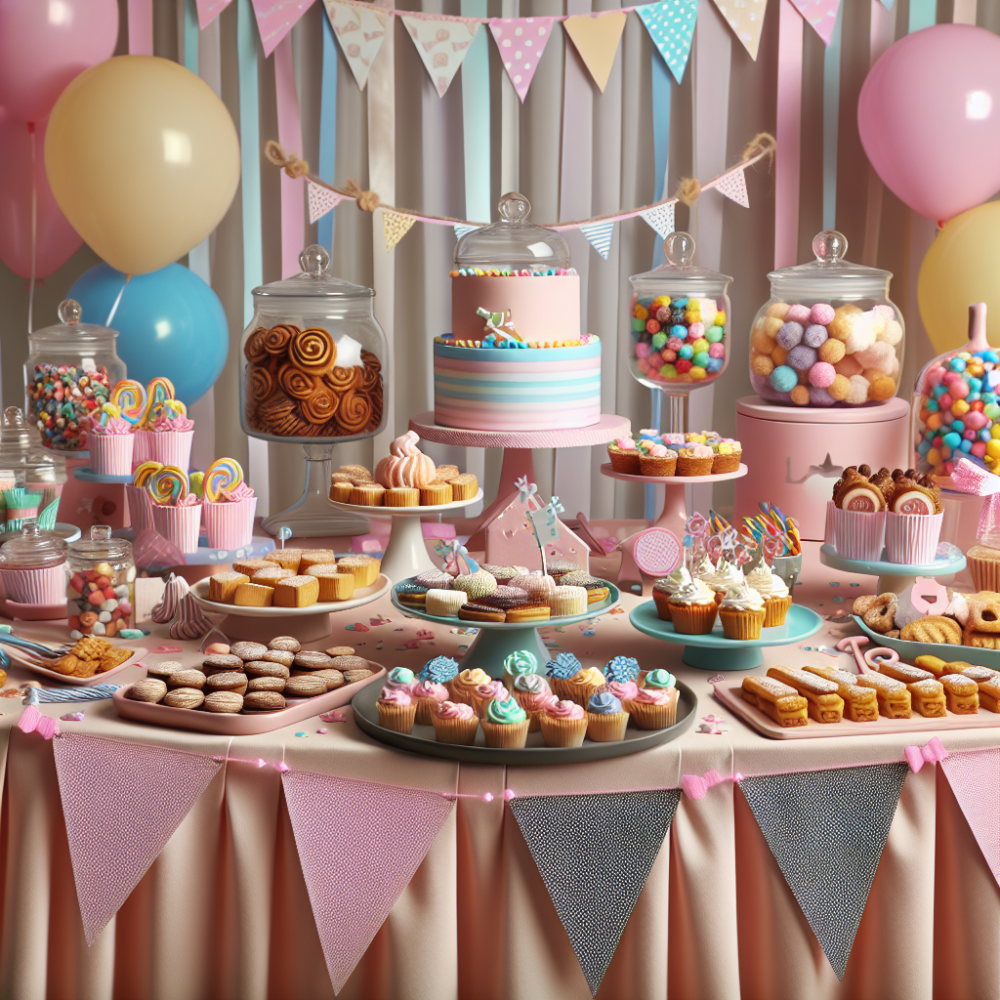 Checklist para montar una mesa dulce infantil con presupuesto ajustado