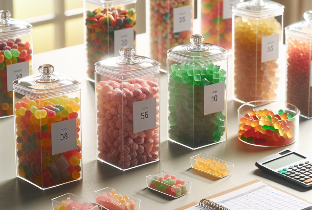 Cómo calcular cuántas gominolas necesitas para una mesa dulce según número de invitados