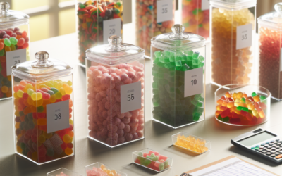 Cómo calcular cuántas gominolas necesitas para una mesa dulce según número de invitados