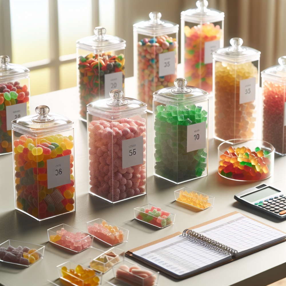 Como calcular cuantas gominolas necesitas para una mesa dulce segun numero de invitados