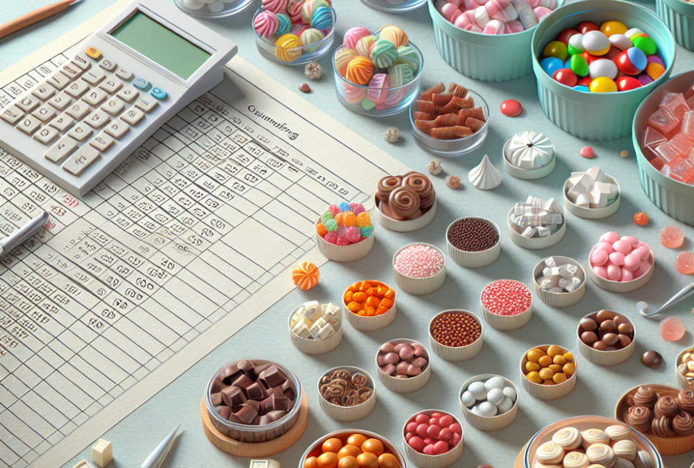 Cómo calcular la cantidad chuches mesa dulce: tablas, ejemplos y checklist