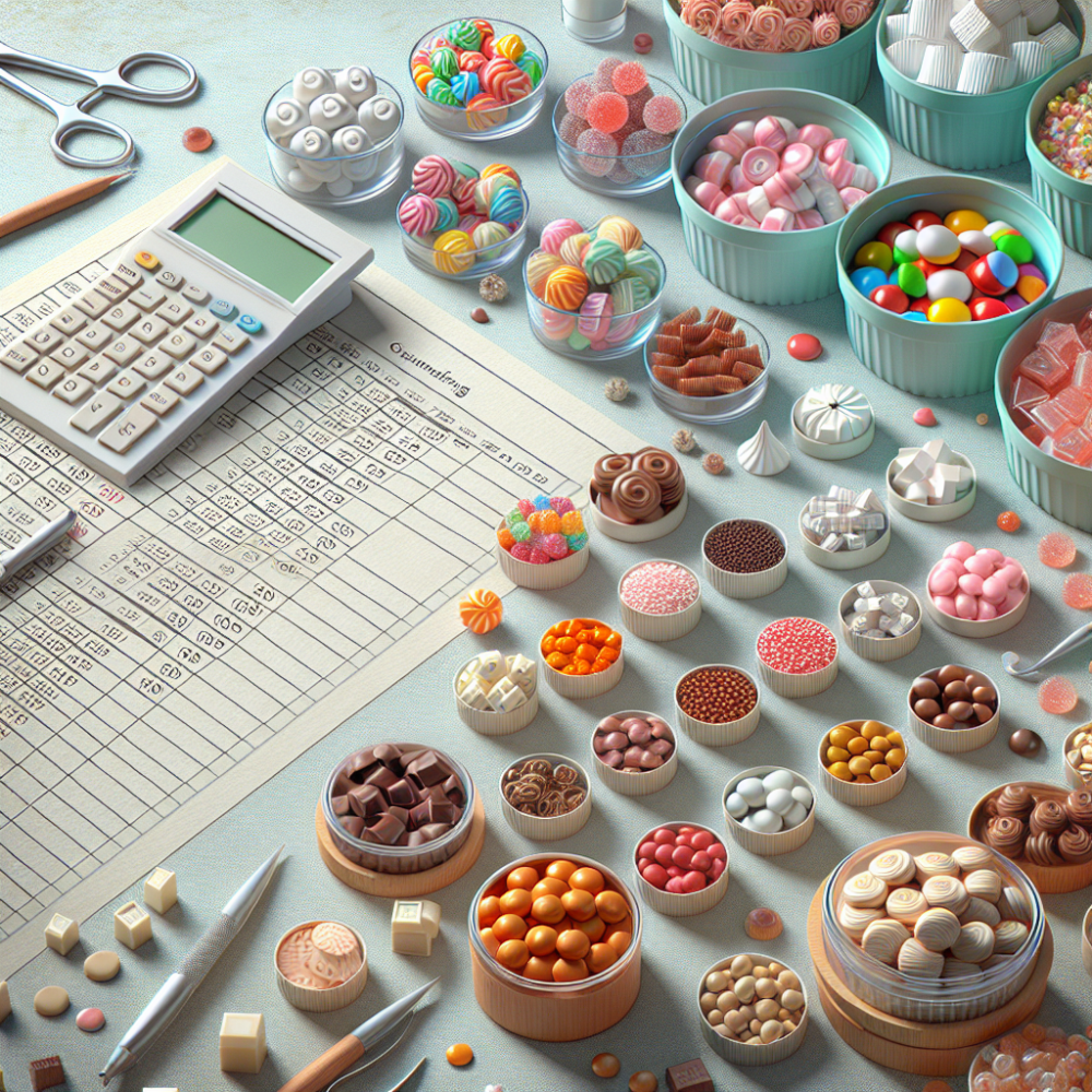 Como calcular la cantidad chuches mesa dulce: tablas, ejemplos y checklist