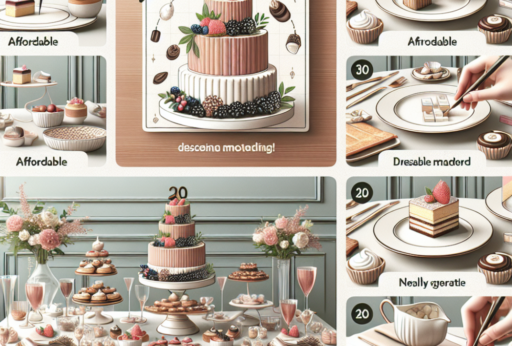 Mesa dulce económica para 20 personas: materiales, presupuesto y montaje paso a paso