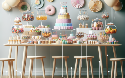 Mesa dulce infantil con presupuesto ajustado: montaje paso a paso y lista de compra económica