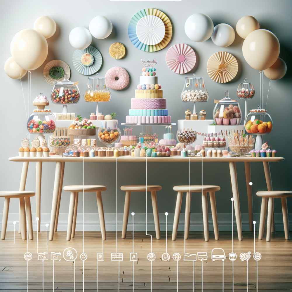 Mesa dulce infantil con presupuesto ajustado: montaje paso a paso y lista de compra economica Mesa dulce infantil con presupuesto ajustado: montaje paso a paso y lista de compra economica