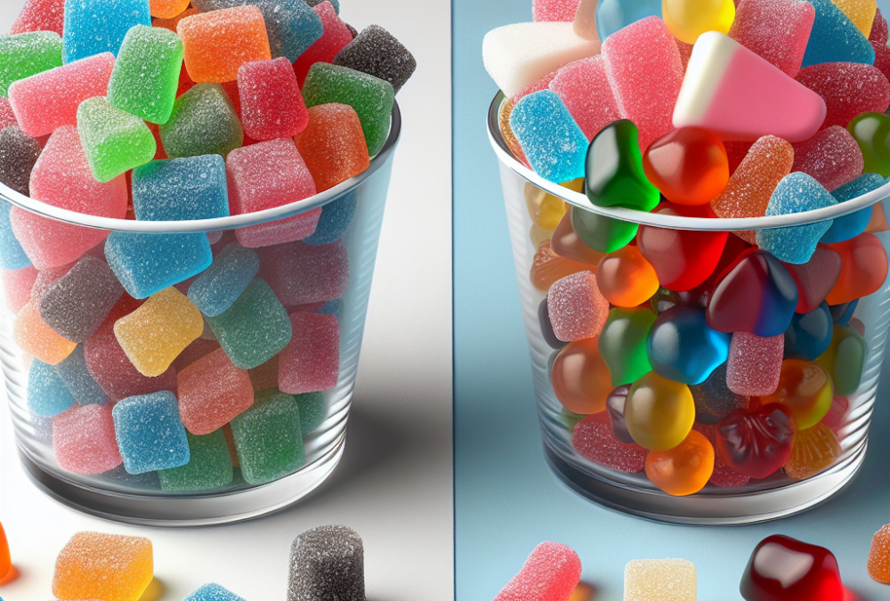 Gominolas con vs sin azúcar: cómo elegir para una fiesta infantil