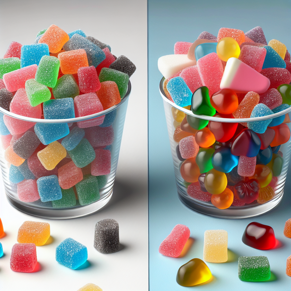 Gominolas con vs sin azucar: como elegir para una fiesta infantil
