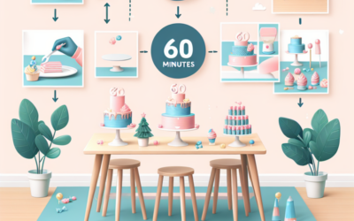 Montaje paso a paso de una mesa dulce infantil en 60 minutos