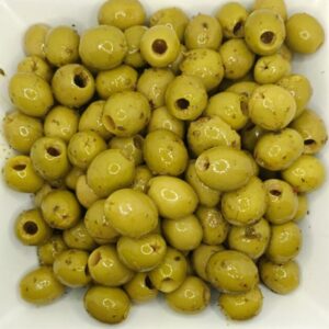 ACEITUNA AL ESTILO PAMPA CON CHIMICHURRI